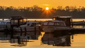 Zachód słońca, końcówka kolorów jesieni w Sztynorcie, listopad 2025 r. - zdjęcie 31