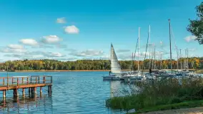 Łabędzi Ostrów i jezioro Kisajno w jesiennym wydaniu - zdjęcie 32