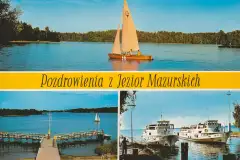 Mazury na pocztówkach z PRLu i lat 90-tych - zdjęcie 14