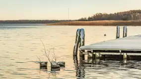 Zima w porcie Resort Niegocin, grudzień 2025 r. - zdjęcie 6