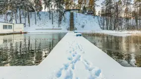 Zima w porcie Resort Niegocin, grudzień 2025 r. - zdjęcie 4