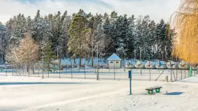 Zimowa sceneria w AZS Wilkasy nad Niegocinem, grudzień 2025 r. - zdjęcie 48