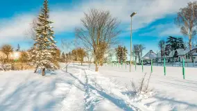 Zimowa sceneria w AZS Wilkasy nad Niegocinem, grudzień 2025 r. - zdjęcie 44