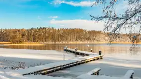 Zima w Łabędzim Ostrowiu w Pięknej Górze, Grudzień 2025 r. - zdjęcie 7