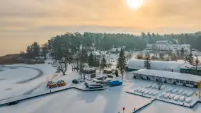 Porty w Wilkasach i Niegocin w zimowej scenerii, styczeń 2026 r. - zdjęcie 2