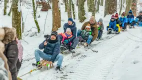 Kulig w puszczy Piskiej razem z OW Wodnik, Ruciane-Nida, Styczeń 2026 r. - zdjęcie 10