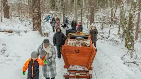 Kulig w puszczy Piskiej razem z OW Wodnik, Ruciane-Nida, Styczeń 2026 r. - zdjęcie 33