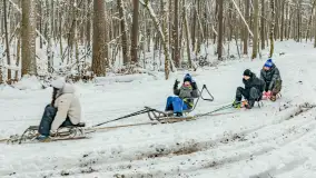 Kulig w puszczy Piskiej razem z OW Wodnik, Ruciane-Nida, Styczeń 2026 r. - zdjęcie 42