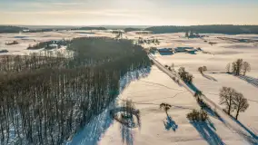 Paprotki i jezioro Paproteckie w zimowej aurze, styczeń 2026 r. - zdjęcie 4