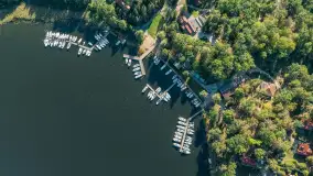 Łabędzi Ostrów z lotu ptaka, wrzesień 2024 r. - zdjęcie 14