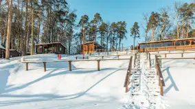 Wodnik nad jeziorem Nidzkim w zimowej scenerii, styczeń 2026 r. - zdjęcie 12