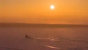 Zachód słońca w Sztynorcie z lotu ptaka, styczeń 2026 r.  - zdjęcie 13