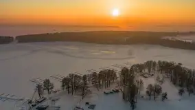 Zachód słońca w Sztynorcie z lotu ptaka, styczeń 2026 r.  - zdjęcie 27