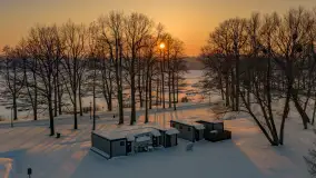 Zachód słońca w Sztynorcie z lotu ptaka, styczeń 2026 r.  - zdjęcie 8