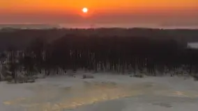 Zachód słońca w Sztynorcie z lotu ptaka, styczeń 2026 r.  - zdjęcie 32