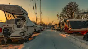 Zachód słońca w Sztynorcie, styczeń 2026 r.  - zdjęcie 2