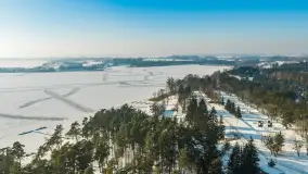 Piękny Brzeg i Leśna Przystań z drona, zima 2026 r. - zdjęcie 21