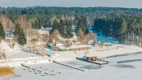 Piękny Brzeg i Leśna Przystań z drona, zima 2026 r. - zdjęcie 12