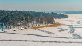 Piękny Brzeg i Leśna Przystań z drona, zima 2026 r. - zdjęcie 9