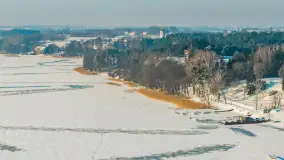 Piękny Brzeg i Leśna Przystań z drona, zima 2026 r. - zdjęcie 16