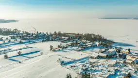 Jezioro Śniardwy i Marina Śniardwy, wersja zimowa, styczeń 2026 r. - zdjęcie 19