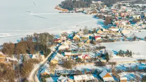 Jezioro Śniardwy i Marina Śniardwy, wersja zimowa, styczeń 2026 r. - zdjęcie 24