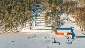 Ruciane-Nida, jezioro Nidzkie i OW Wodnik zimą, styczeń 2026 r. - zdjęcie 6