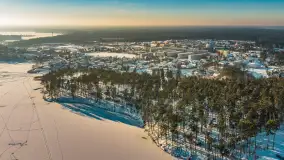 Ruciane-Nida, jezioro Nidzkie i OW Wodnik zimą, styczeń 2026 r. - zdjęcie 33