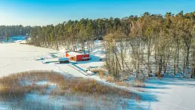 Ruciane-Nida, jezioro Nidzkie i OW Wodnik zimą, styczeń 2026 r. - zdjęcie 15