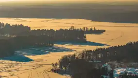 Ruciane-Nida, jezioro Nidzkie i OW Wodnik zimą, styczeń 2026 r. - zdjęcie 7