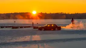 Zachód słońca nad jeziorem Bełdany, luty 2026 r. - zdjęcie 23
