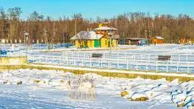 Jezioro Mamry, Węgorzewo i okolice z drona, styczeń 2026 r. - zdjęcie 23