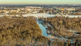 Jezioro Mamry, Węgorzewo i okolice z drona, styczeń 2026 r. - zdjęcie 10