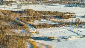 Jezioro Mamry, Węgorzewo i okolice z drona, styczeń 2026 r. - zdjęcie 22