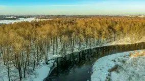 Jezioro Mamry, Węgorzewo i okolice z drona, styczeń 2026 r. - zdjęcie 37