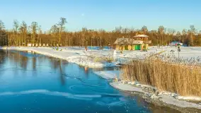 Jezioro Mamry, Węgorzewo i okolice z drona, styczeń 2026 r. - zdjęcie 26