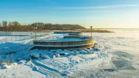 Jezioro Mamry, Węgorzewo i okolice z drona, styczeń 2026 r. - zdjęcie 39