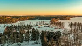 Jezioro Dargin i okolice Nowego Harszu o zachodzie słońca, styczeń 2026 r. - zdjęcie 5