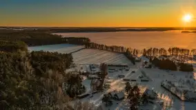 Jezioro Dargin i okolice Nowego Harszu o zachodzie słońca, styczeń 2026 r. - zdjęcie 30