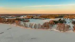 Jezioro Dargin i okolice Nowego Harszu o zachodzie słońca, styczeń 2026 r. - zdjęcie 11