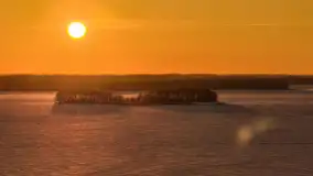 Jezioro Dargin i okolice Nowego Harszu o zachodzie słońca, styczeń 2026 r. - zdjęcie 9