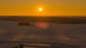 Zachód słońca nad jeziorem Bełdany, luty 2026 r. - zdjęcie 14