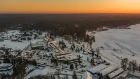 Zachód słońca nad jeziorem Bełdany, luty 2026 r. - zdjęcie 19