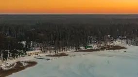 Zachód słońca nad jeziorem Bełdany, luty 2026 r. - zdjęcie 3