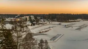 Zachód słońca nad jeziorem Bełdany, luty 2026 r. - zdjęcie 24