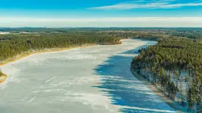 Zimowy Orzysz, jeziora Orzysz i Wierzbińskie, luty 2026 r. - zdjęcie 22