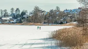 Wydminy i most garbaty w okowach mazurskiej zimy, luty 2026 r. - zdjęcie 30