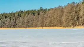 Wydminy i most garbaty w okowach mazurskiej zimy, luty 2026 r. - zdjęcie 41