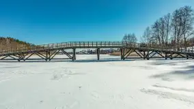 Wydminy i most garbaty w okowach mazurskiej zimy, luty 2026 r. - zdjęcie 5