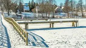 Wydminy i most garbaty w okowach mazurskiej zimy, luty 2026 r. - zdjęcie 51